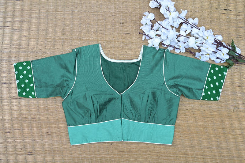 The Nicky Blouse - Emerald Green