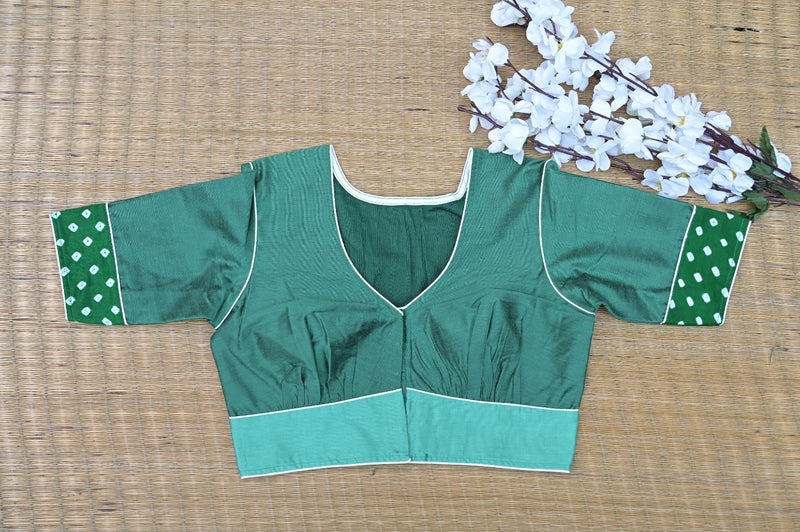 The Nicky Blouse - Emerald Green