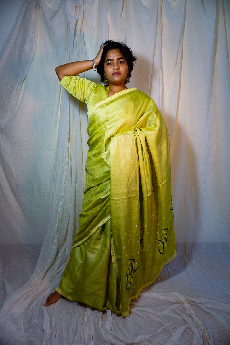 The QoH Buds and Leaves Saree.