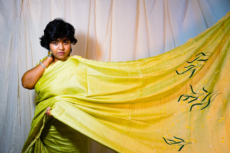 The QoH Buds and Leaves Saree.