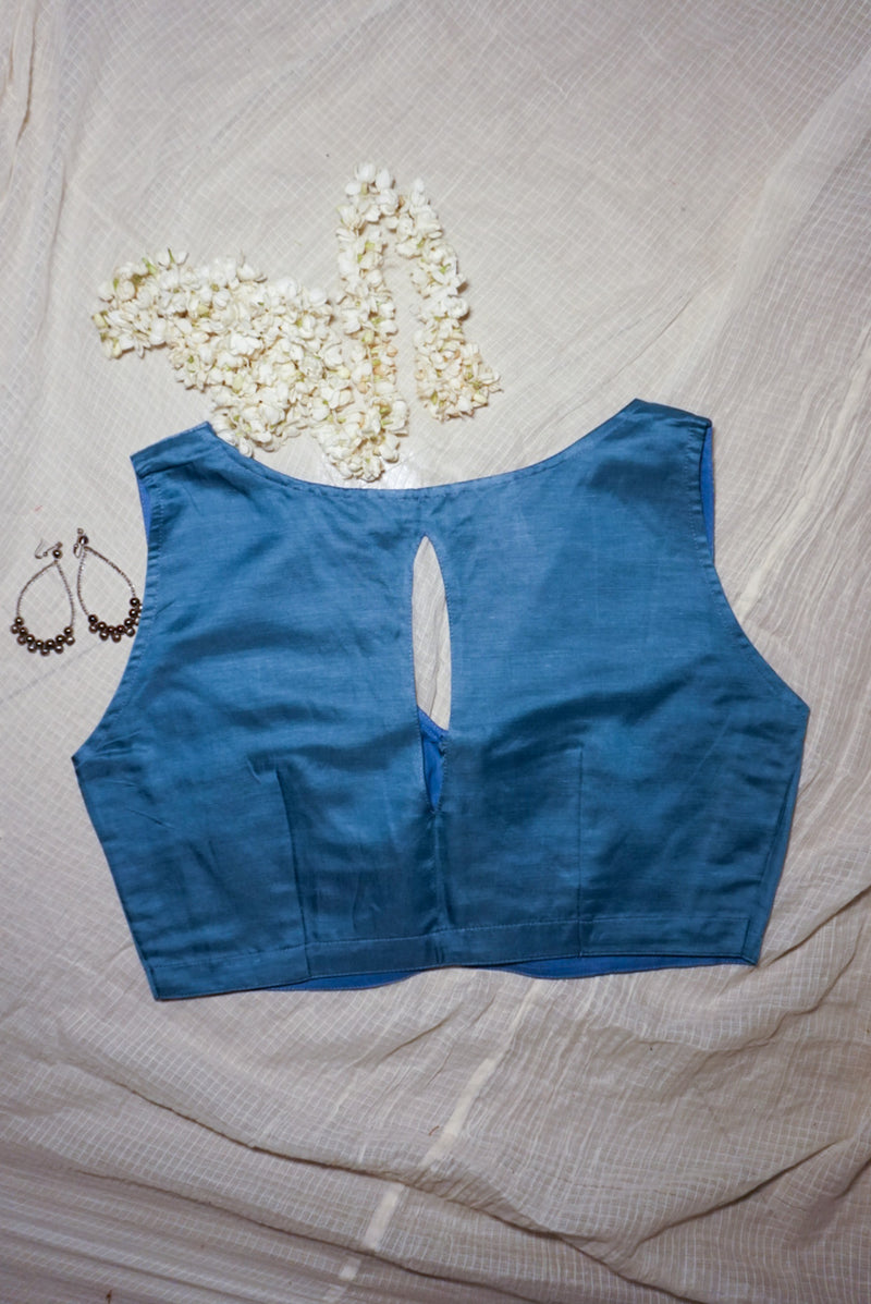 The Butterfly Blouse - Sky Blue