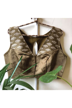 The Butterfly Blouse - Sandy Brown